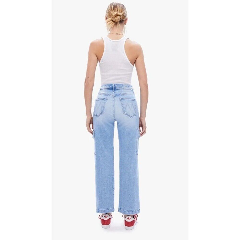 Mother Size 30 Straight Up Rambler Cargo Ankle in Bad Romance Straight Jeans - Picture 5 of 14
